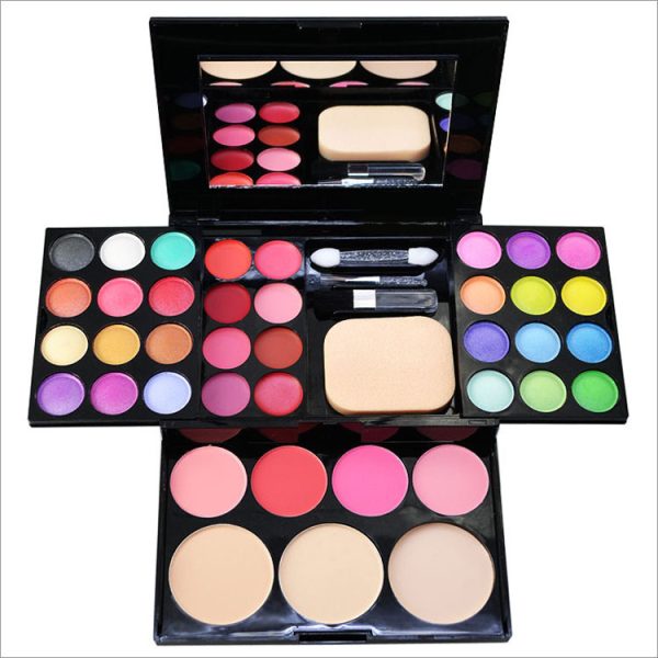 Makeup Box 24 Eyeshadow 8 Lipstick 4 Blush 3 Powder 39 Color Makeup Disc Combination Makeup Tray - Image 2