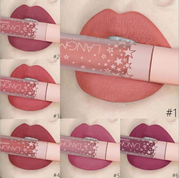 Matte Lipstick Waterproof Long-lasting Velvet Lipstick Set - Image 3