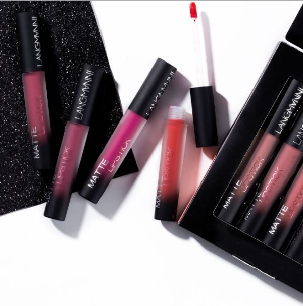 Matte Lipstick Waterproof Long-lasting Velvet Lipstick Set - Image 4