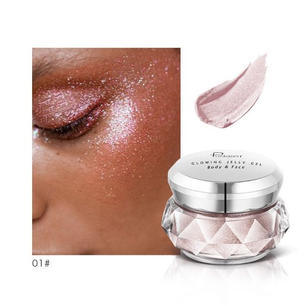 Face Festival Makeup Highlighter Jelly Gel Mermaid Eyeshadow Glow Body Glitter - Image 4