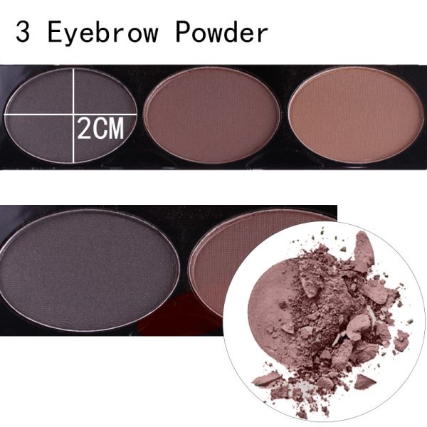 MISS ROSE 144 color 3 color 3 Color Eyeshadow blush eyebrow makeup makeup makeup kit special wholesale - Image 5