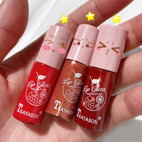 Full Lips Colorless Transparent Shiny Crystal Lip Gloss